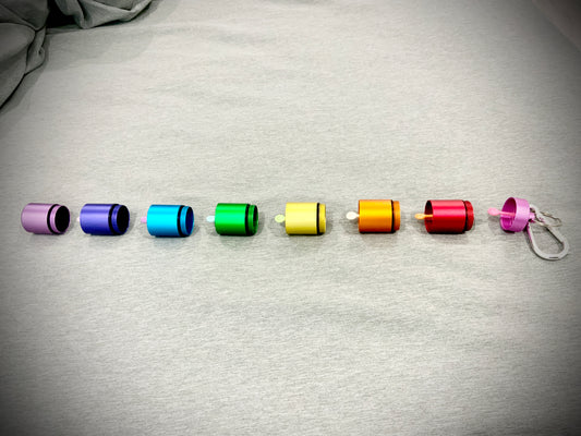 rainbow pride spoons secret scoop mini metal gay lesbian queer transgender cute festival concert stash hidden compartment